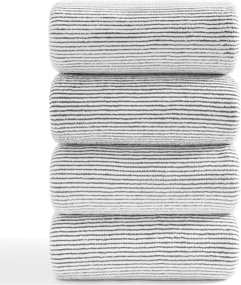 4 Piece Bath Towel Set 35"x70"Oversized Bath Towel for Bathroom Ultra Soft Fluffy Extra Large Bat... | Amazon (US)