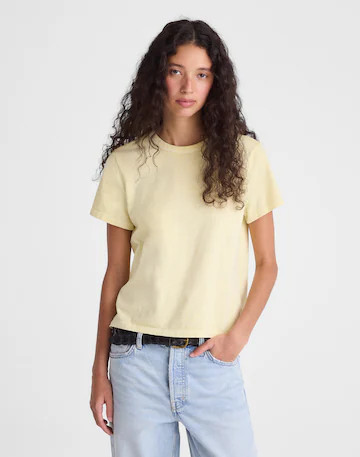 Cotton Perfect Crewneck Tee | Madewell