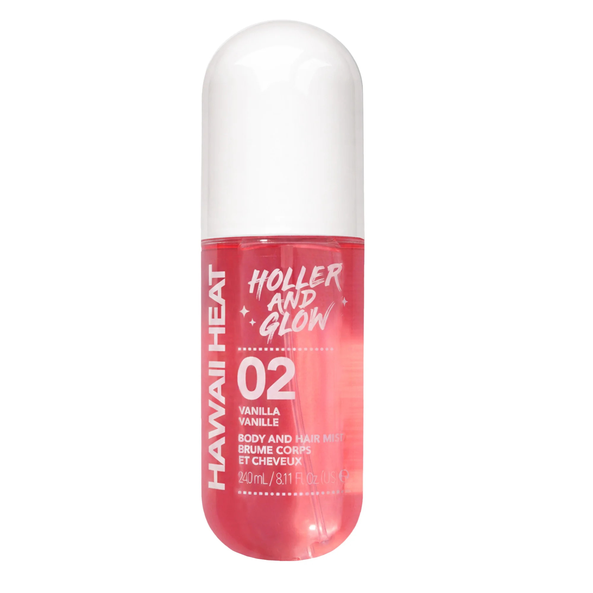 Holler and Glow Hawaii Heat Vanilla Body & Hair Mist, 240ml/8.11 fl oz | Walmart (US)