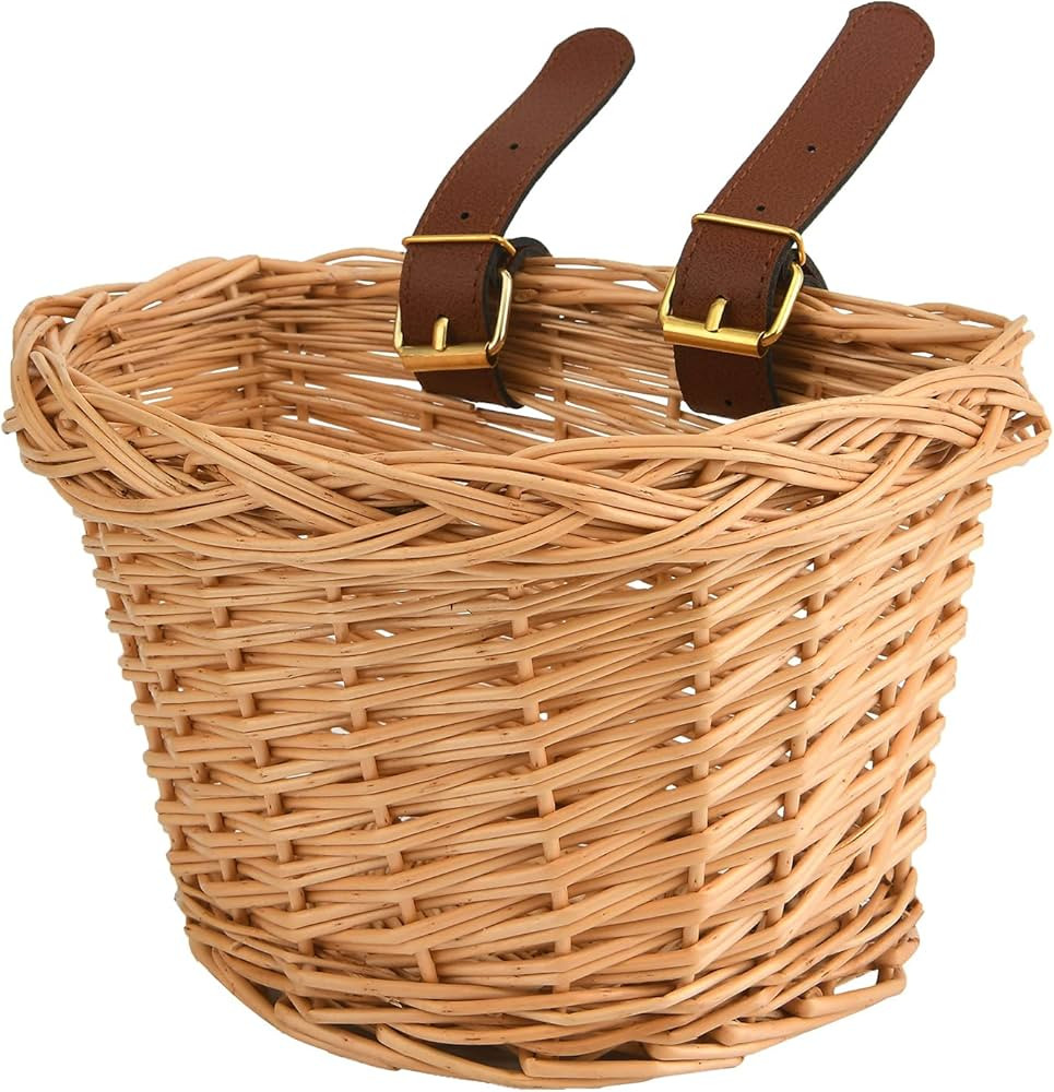 Kids Bicycle Wicker Basket for 12 14 16 18 Inch Girls Bike, Boys Bike, Scooter, Tricycle, Front H... | Amazon (CA)