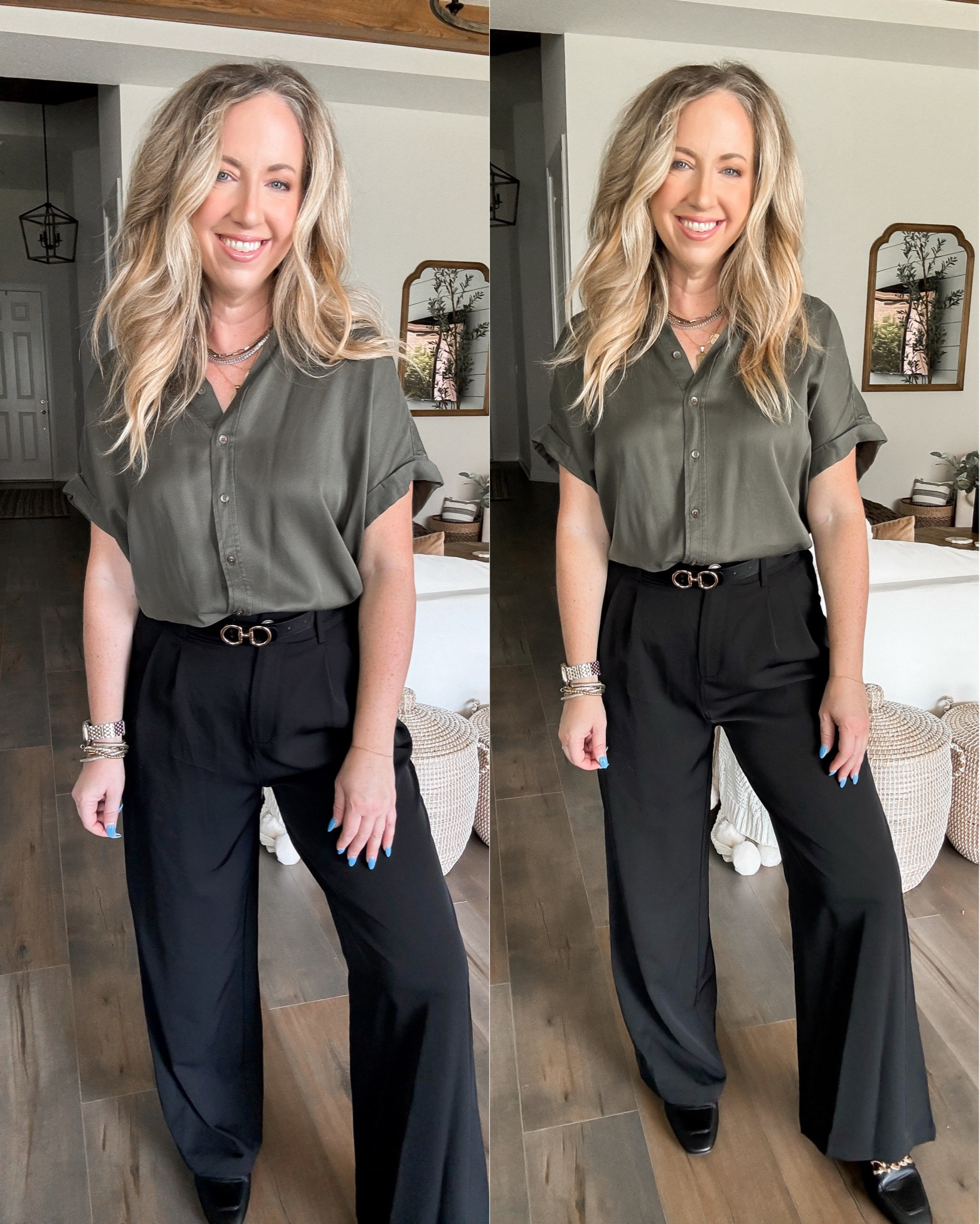 Work outfit, fall workwear, Teacher outfit with black dress pants size small (5’2 1/2 135 lbs)  Amazon fashion Amazon finds 

#LTKFindsUnder50 #LTKWorkwear