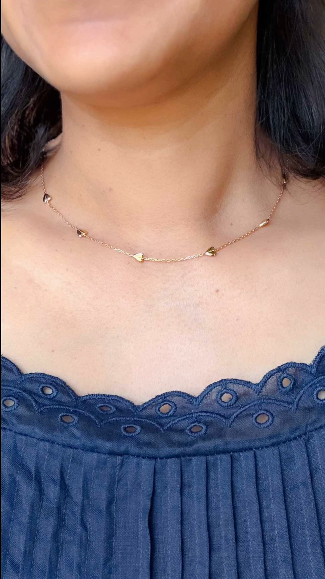 A simple but stunning station heart necklace in gold vermeil. Perfect for every day, date night,  to wear to a wedding or party. 💙 Nipa 

#mejuri #goldvermeil #goldjewelry

#LTKgrwm #LTKmomlife