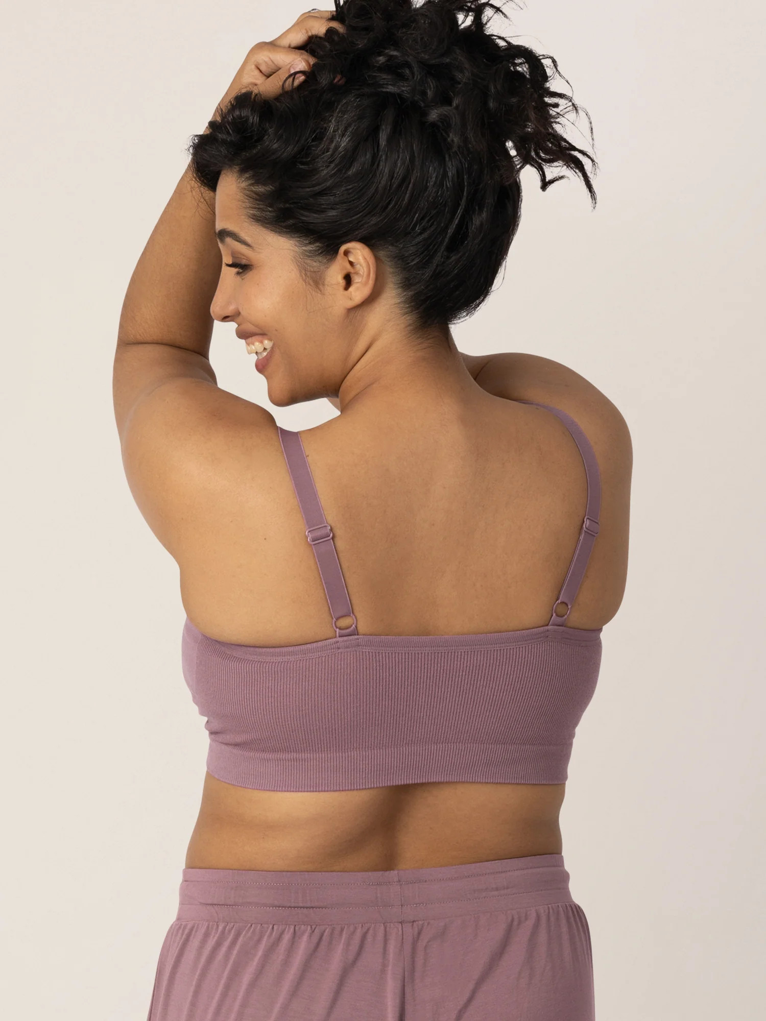 Sublime® Bamboo Hands-Free Pumping Lounge & Sleep Bra | Oatmeal Heather - Kindred Bravely | Kindred Bravely
