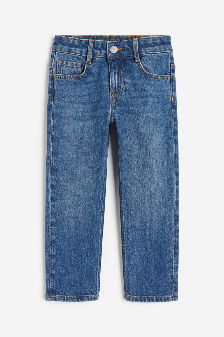 H & M - Straight Leg Jeans - Blue | H&M (UK, MY, IN, SG, PH, TW, HK)