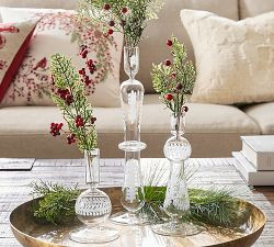 Etched Glass Candle Holder | Pottery Barn (US)