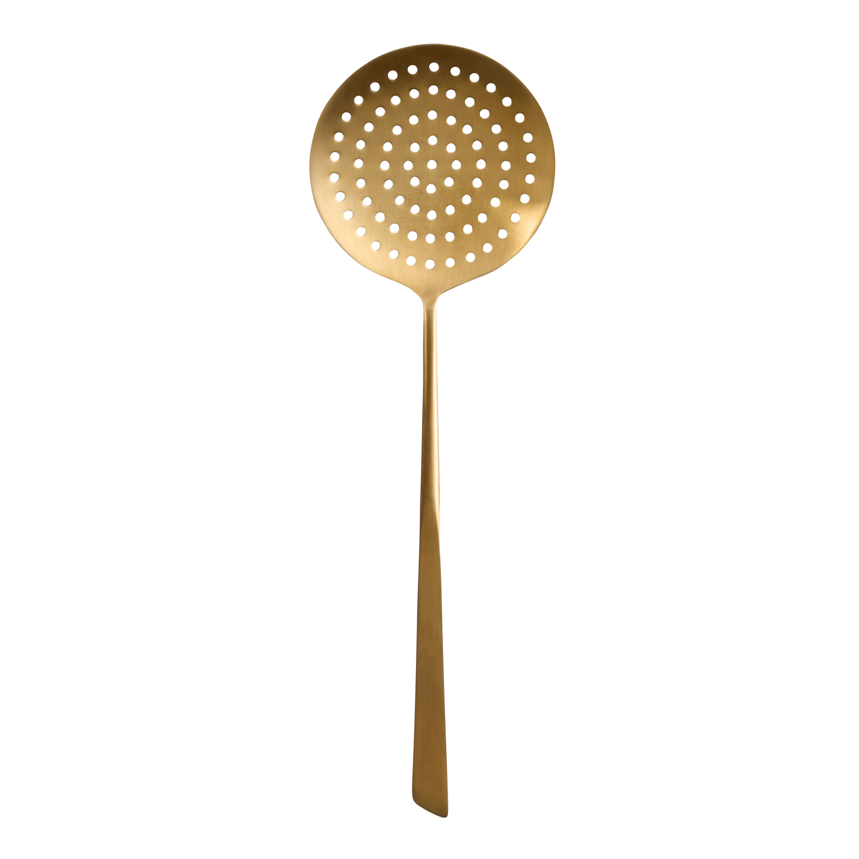 Gold Stainless Steel Modern Skimmer | World Market