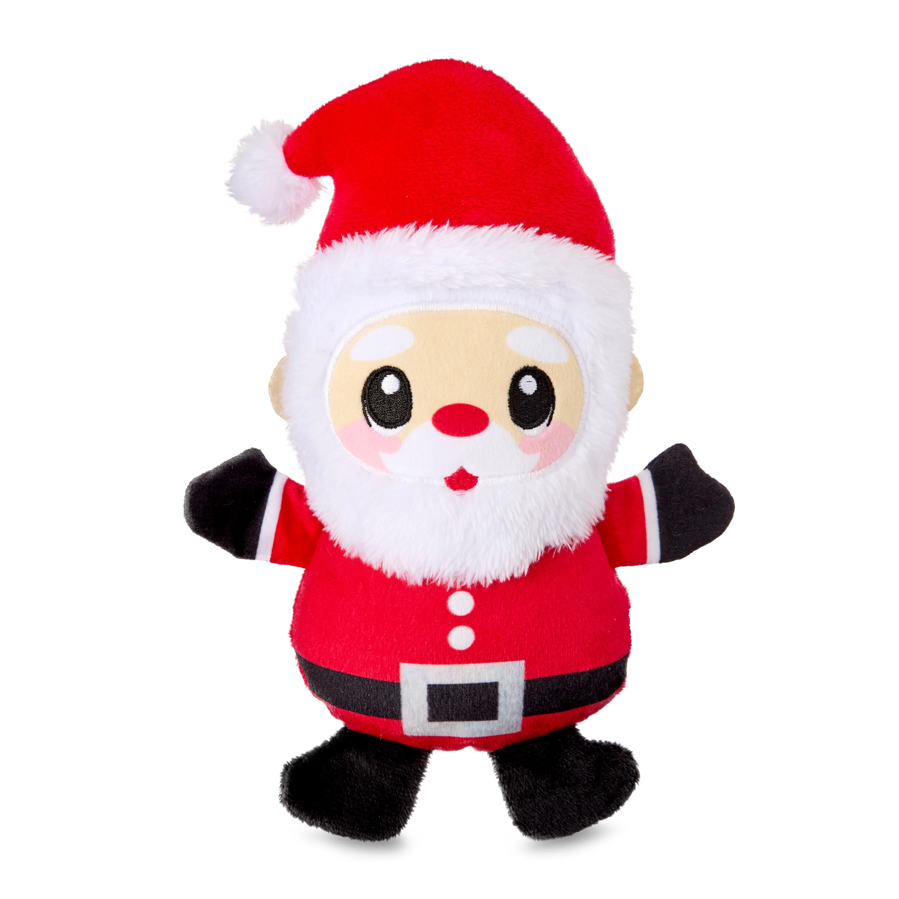 Vibrant Life Push Dog Toy with Squeaker, Santa | Walmart (US)