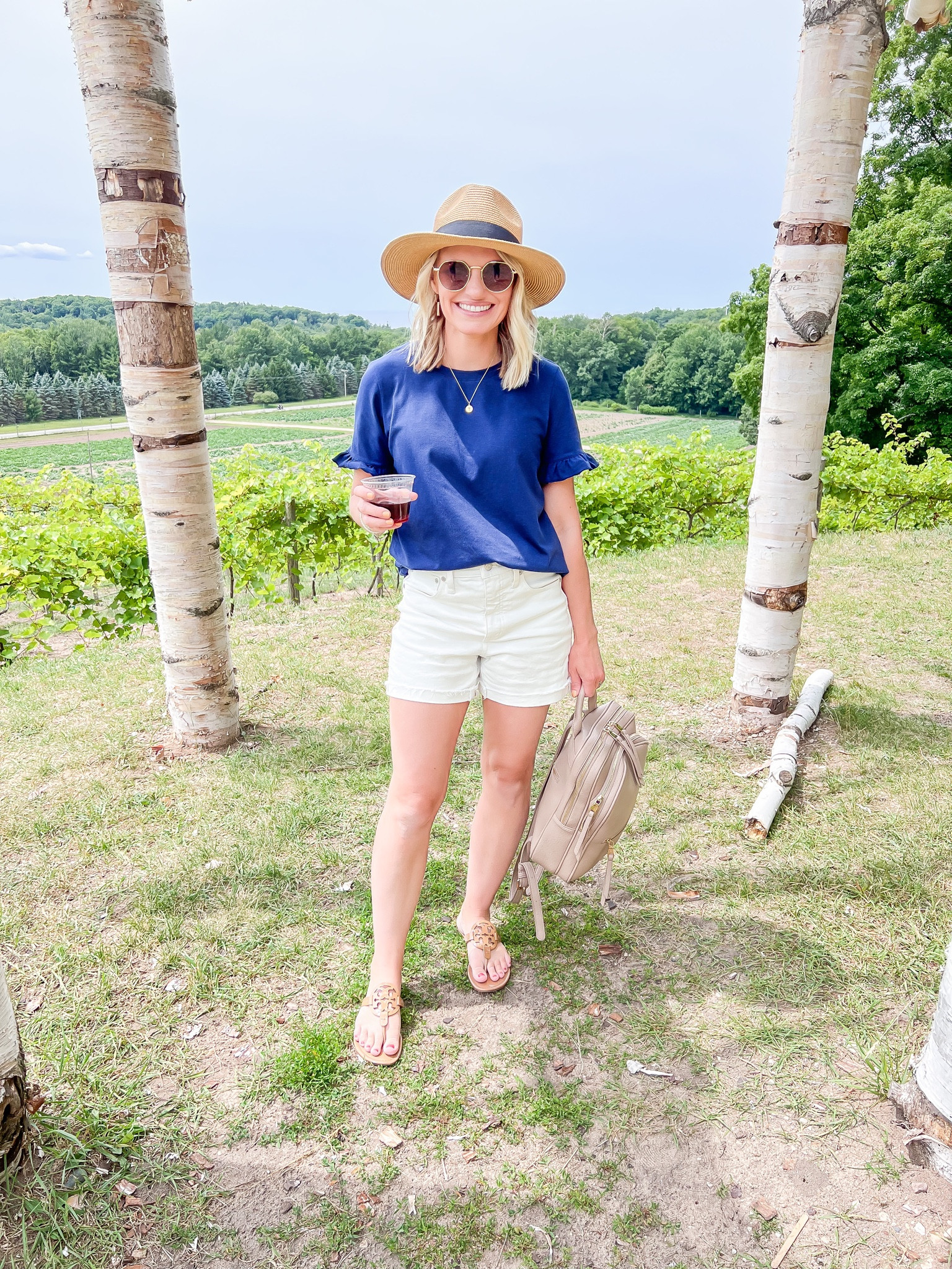 Casual vacation outfit. Casual Winery outfit idea. 

#LTKstyletip #LTKSeasonal #LTKtravel
