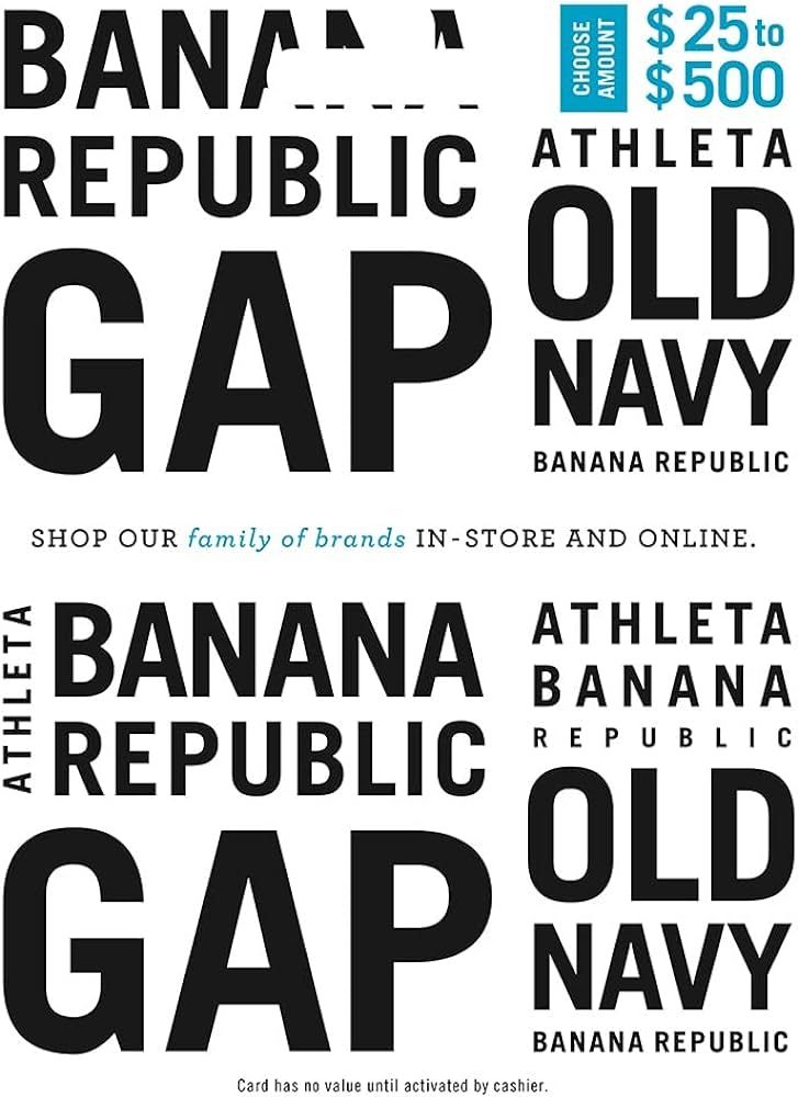 GAP Options (Multibrand) Gift Card | Amazon (US)