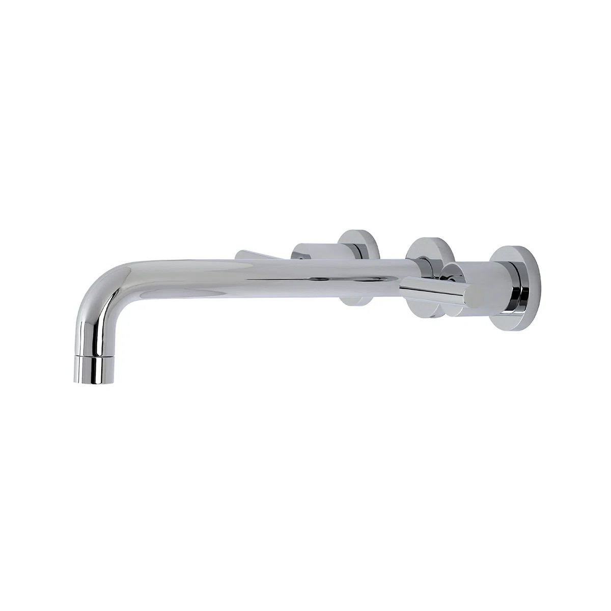 Kingston Brass Manhattan Two-Handle 3-Hole Wall Mount Roman Tub Faucet KS8021CML | Wayfair North America