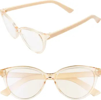 The Bookclub The Art of Snore 53mm Blue Light Blocking Reading Glasses | Nordstrom
