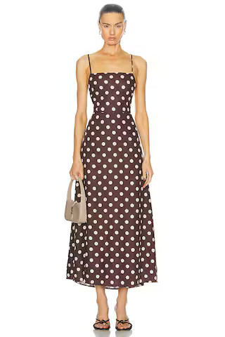 Posse Lori Dress in Polka Dot | FWRD | FWRD 
