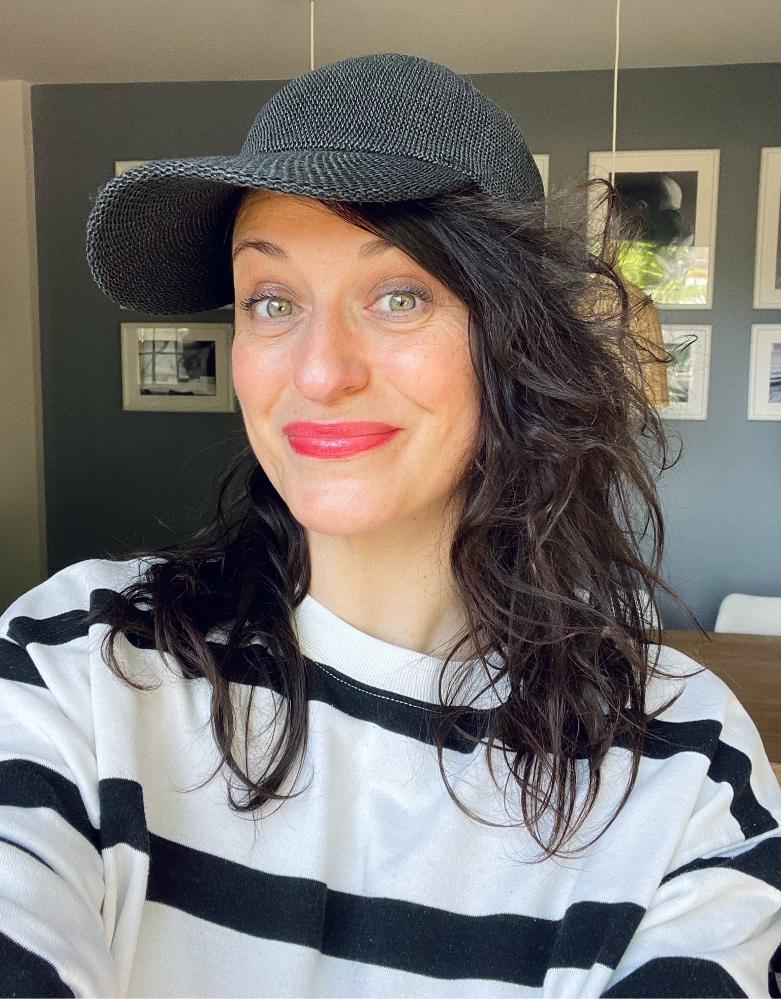 • Black cap #canda (similar, linked)
• Striped sweat-shirt #hm (similar, linked)
• Poppy red lipbalm #labello (linked)

#LTKbeauty #LTKmidsize #LTKfrance