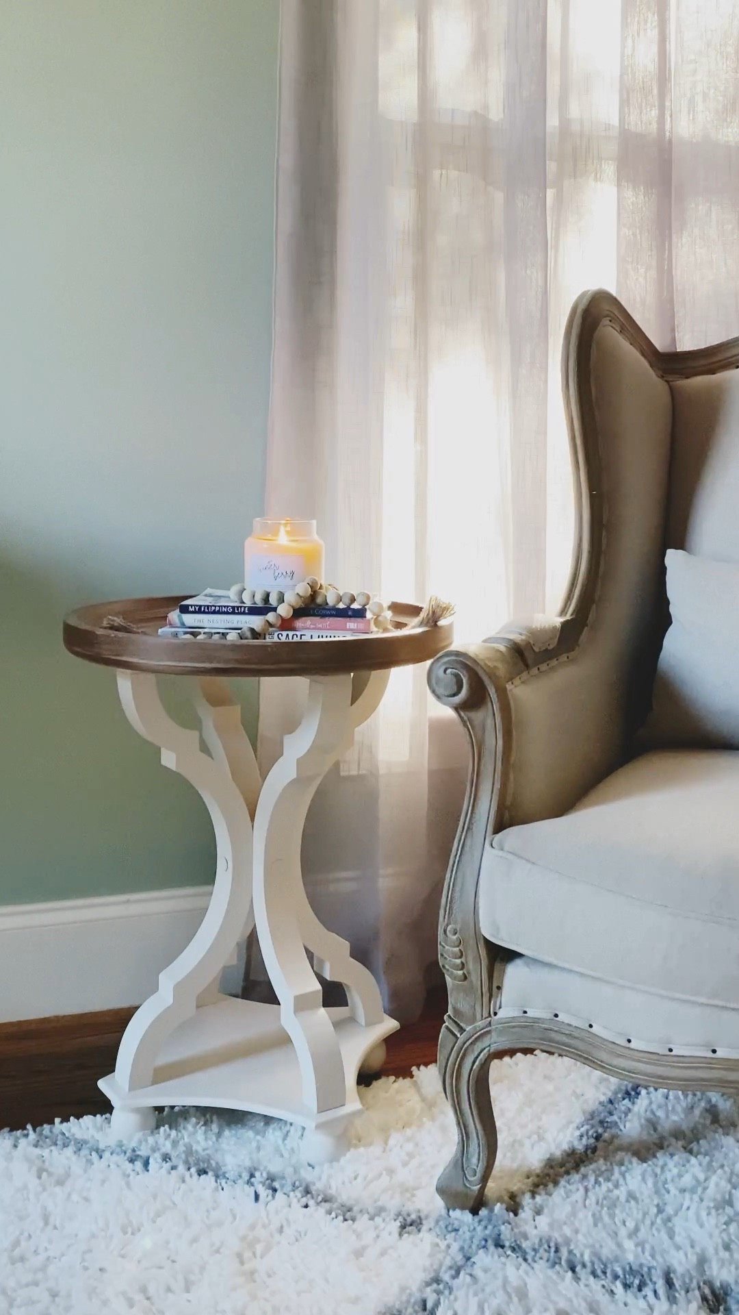 Obsessed with my new farmhouse side table from Wayfair that pairs beautifully with my new accent chair. I loving this space more and more. It’s the perfect combination of cozy and classy!

wayfair living room
wayfair living room farmhouse
farmhouse decor
Side table
Farmhouse side table
Accent table
Distressed side table
Round side table
Round end table
Round accent table
Wayfair sale
Home office decor
Home office reading nook
Cozy reading nook
Wingback chair
Farmhouse accent chair
French provincial accent chair
Trellis rug
Rugs USA
White rug
Shag rug


#LTKCyberweek #LTKsalealert #LTKhome