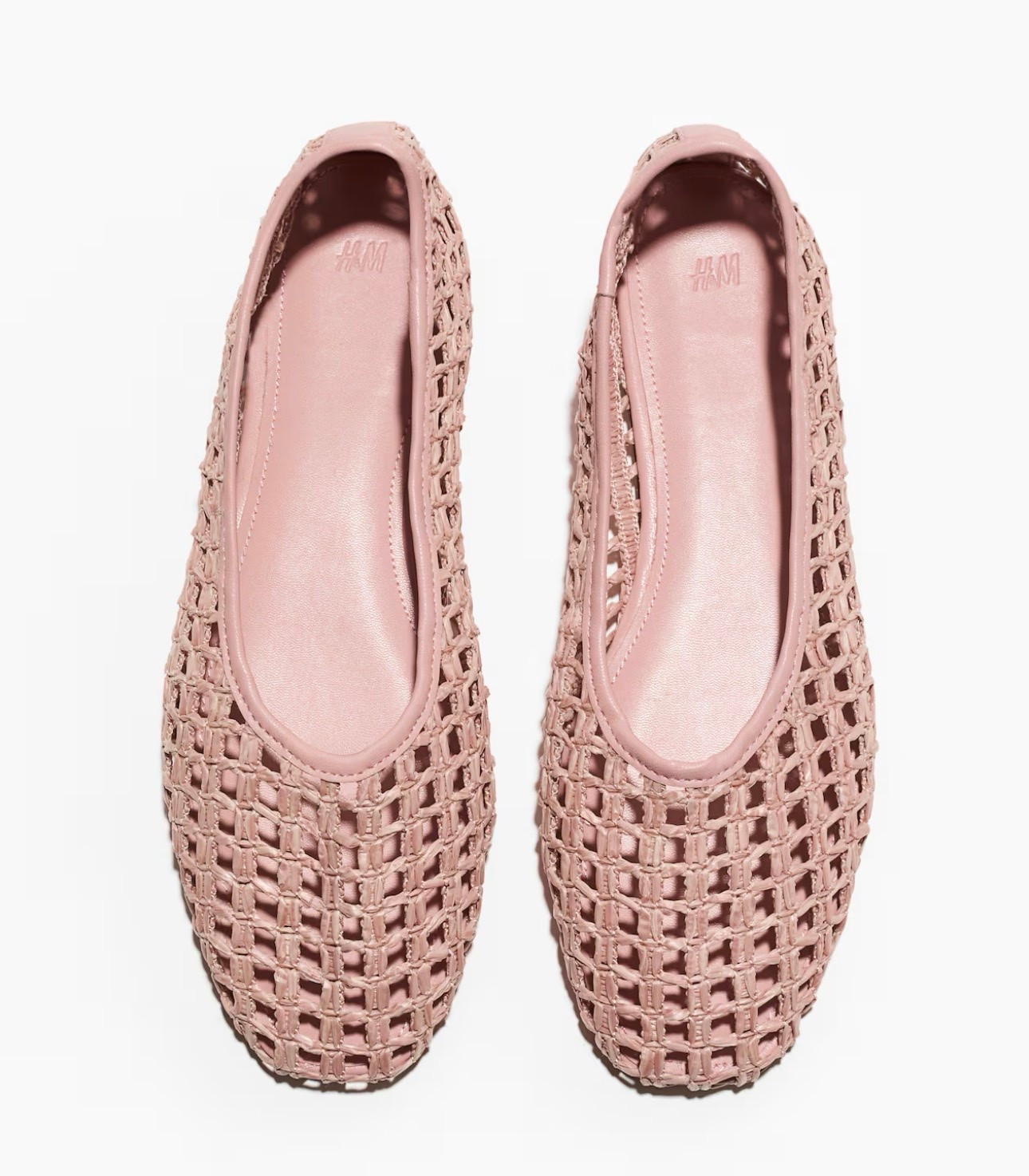 Summer pink flats
