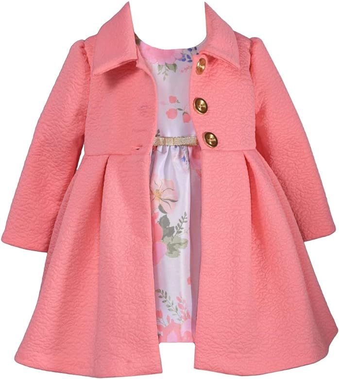 Bonnie Jean Girl's Spring Easter Dress and Coat Set for Baby, Toddler and Little Girls | Amazon (US)