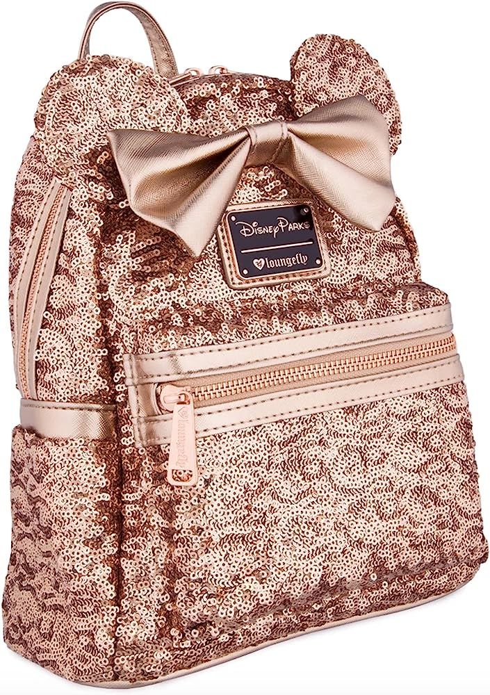 Disney Parks Exclusive - LoungefIy Mini Backpack - Rose Gold | Amazon (US)