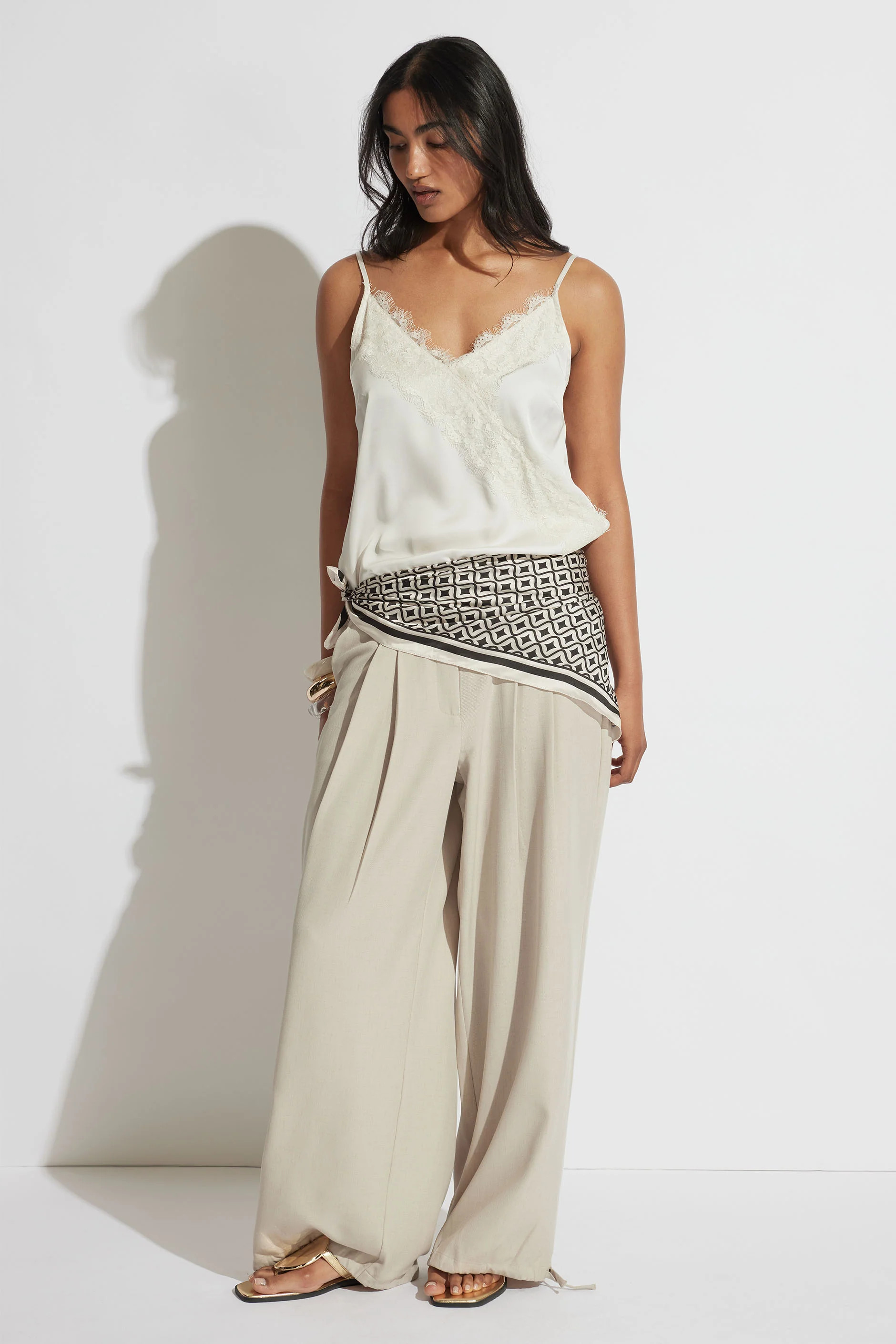 Polly Scarf - Geo Print | DECJUBA