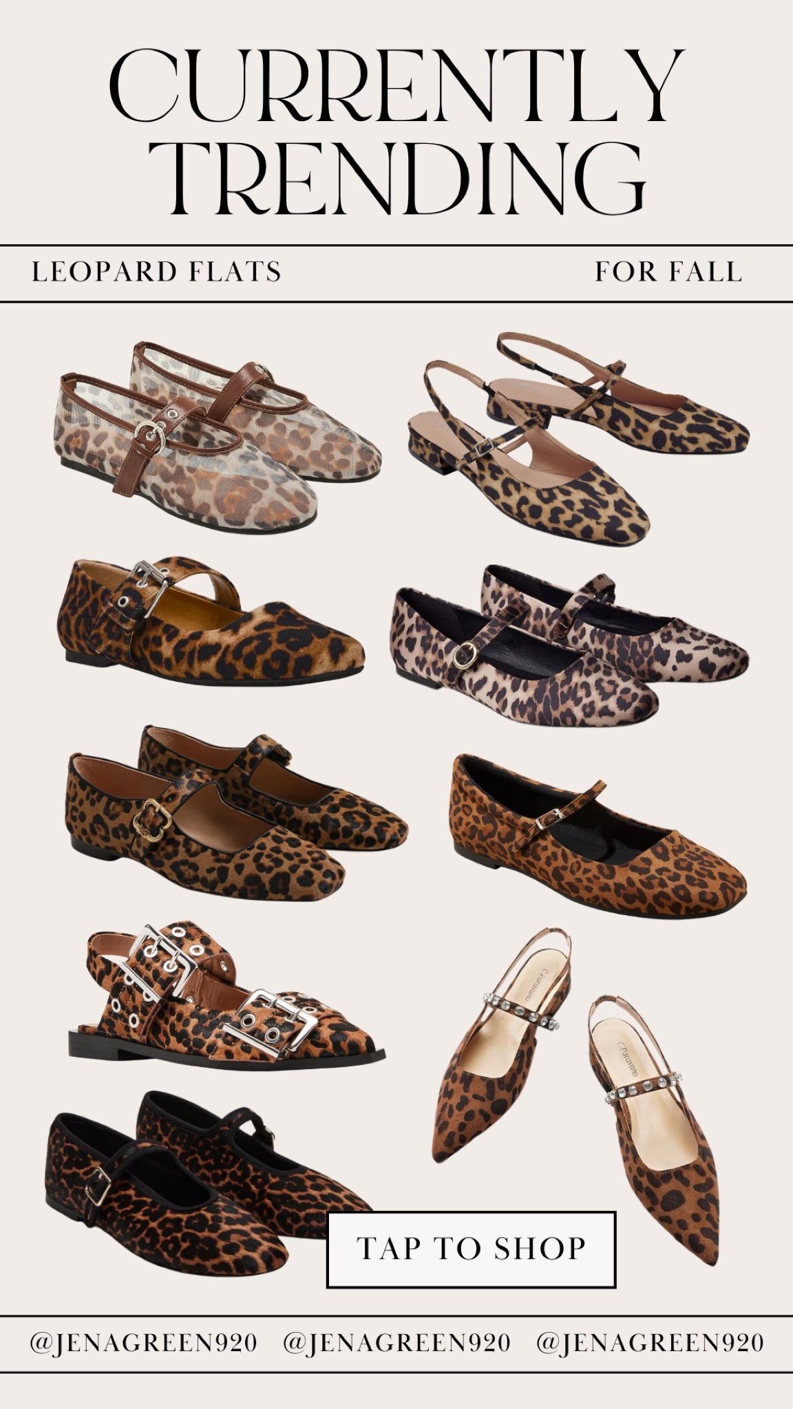 Currently Trending | Leopard Flats | Leopard Shoes | Leopard Print

#LTKShoeCrush #LTKFindsUnder50 #LTKStyleTip