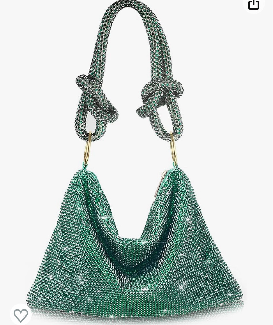 Obsessed with this handbag. Similar to the one I got in Sweden! Girls night out. Wedding guest look. Special occasion. Vegas. Bachelorette party.
Nashville vibes. Clutch. Sparkles. Gorg.

#LTKGiftGuide #LTKfindsunder50 #LTKitbag