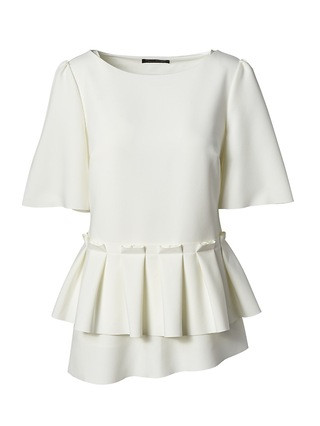 Banana Republic x Olivia Palermo | Ruffle Waist Top | Banana Republic US