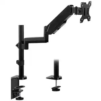 Mount-It! - Single Monitor Desk Mount with Pole – Height Adjustable Monitor Stand for 13"-32" S... | Best Buy U.S.