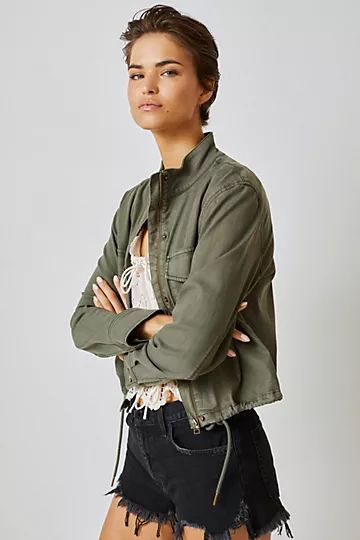 Sanctuary Cropped Utility Dylan Jacket | Anthropologie (US)