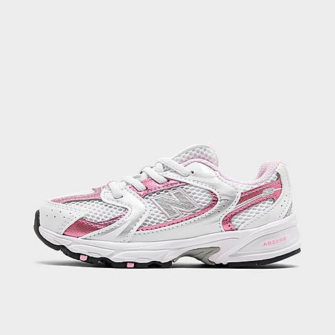 New Balance Girls Toddler 530 Casual Shoes in White/Pink Sugar | JD Sports (US)