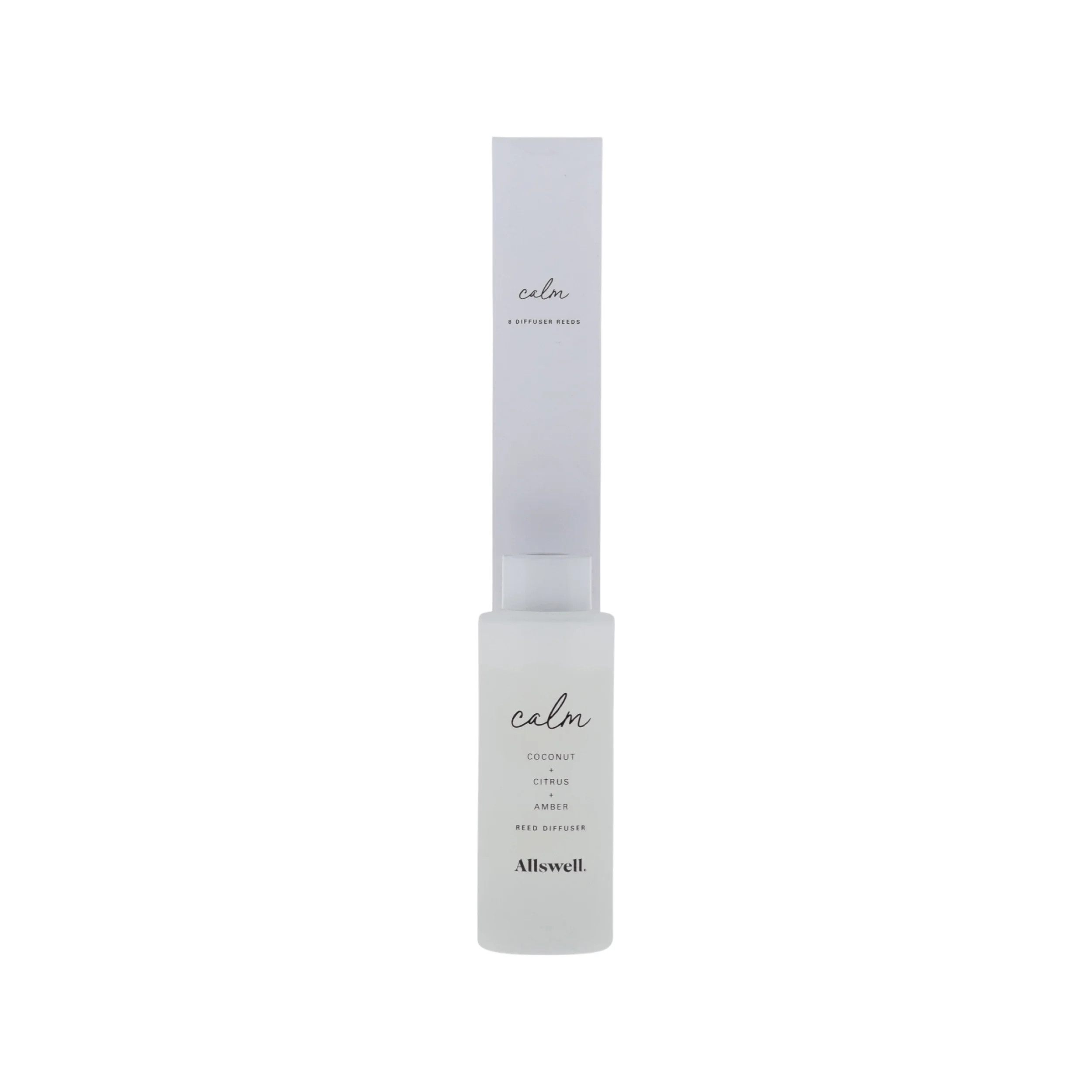 Calm (Coconut + Citrus + Amber) | White - Allswell Reed Diffuser 90 ml | Walmart (US)