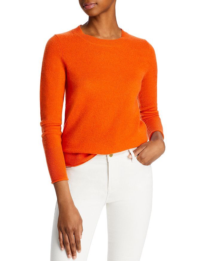 Fitted Cashmere Crewneck Sweater - 100% Exclusive | Bloomingdale's (US)