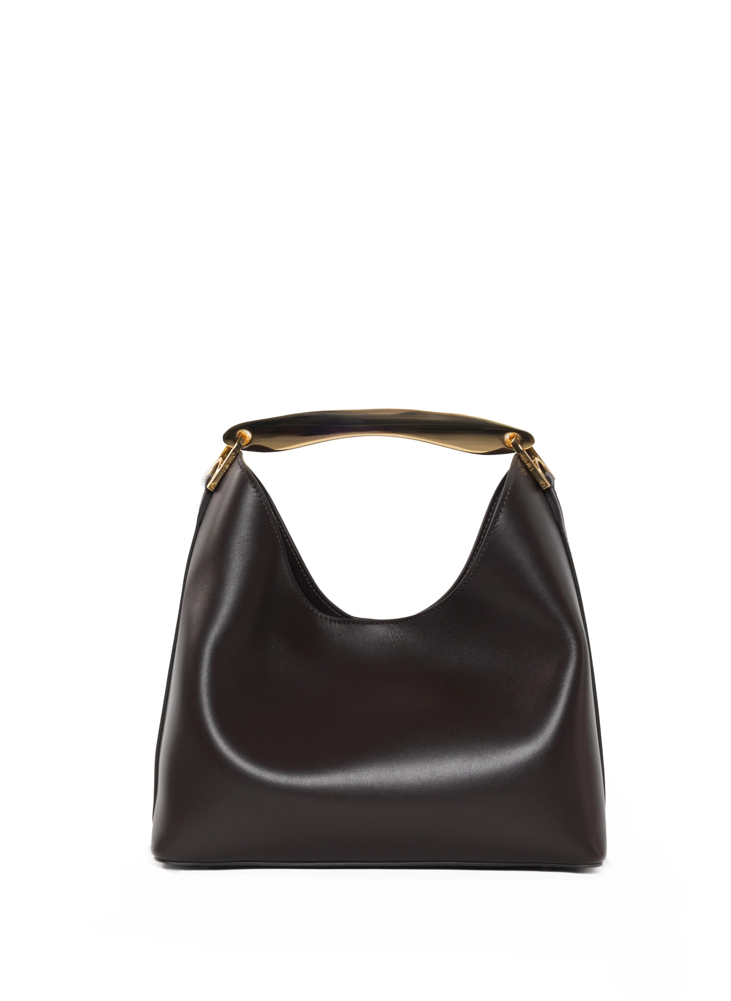 Small Boomerang Leather Tabacco | Elleme