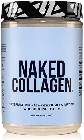 Naked Collagen - Collagen Peptides Protein Powder, 60 Servings Pasture-Raised, Grass-Fed Hydrolyz... | Amazon (US)
