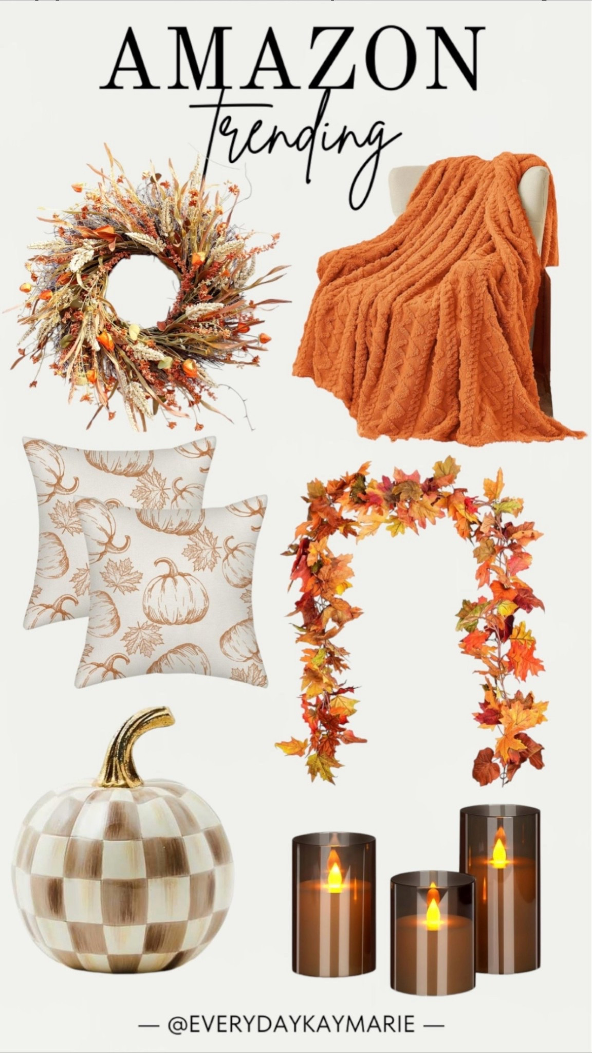 Trending fall decor on Amazon🍂🍁

Front door wreath, throw blanket, fall throw pillows, fall floral, pumpkins, living room decor, Home finds 



#LTKHome #LTKFindsUnder100 #LTKSeasonal