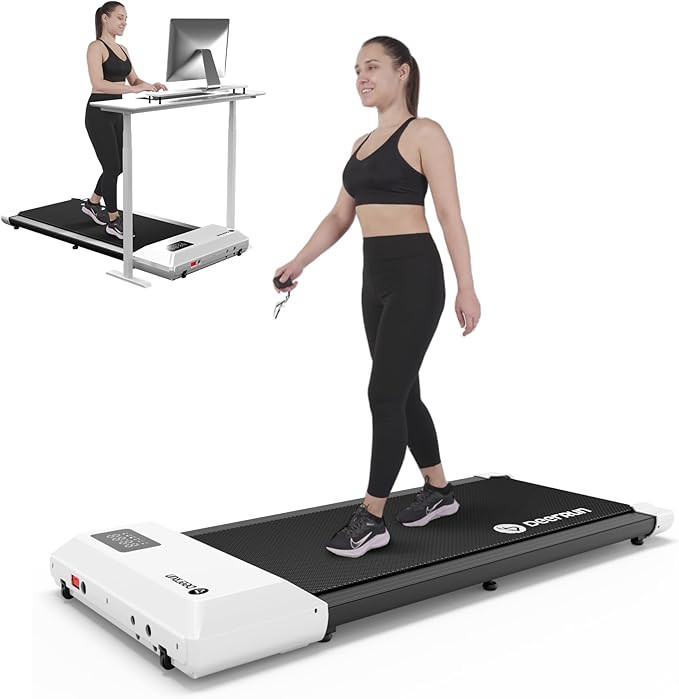 Walking Pad 2 in 1 Under Desk Treadmill, 2.5HP Low Noise Walking Pad Running Jogging Machine with... | Amazon (US)