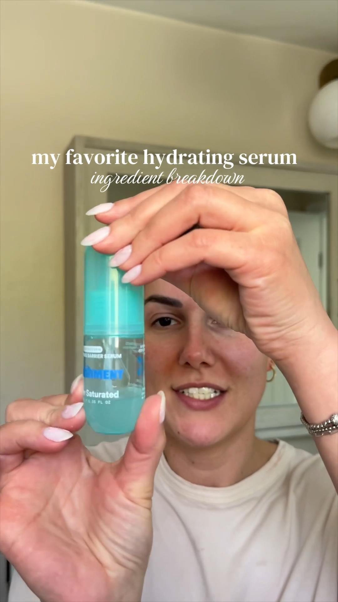 the formulation includes 30% glycerin, which immediately increases 💦 content in the skin. it also has polygluramic acid, which we are going to hear more about this year (trust 😌). that helps locks in 💦 at the surface. the combination of the 2 gives immediate plump, soft & glowing appearance 🧖🏼‍♀️

skincare serums, hydrating serum, skincare review 

#LTKselfcare #LTKBeauty