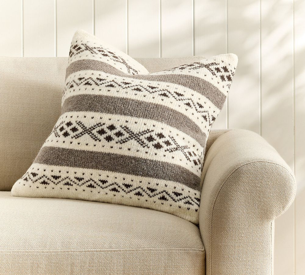Heritage Fair Isle Pillow Cover | Pottery Barn (US)