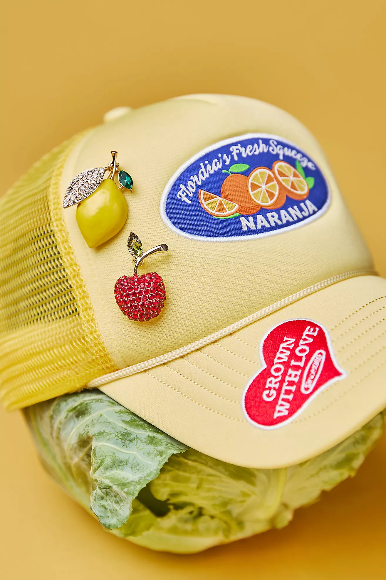 Coney Island Picnic Fruit Patches Trucker Hat | Anthropologie (US)