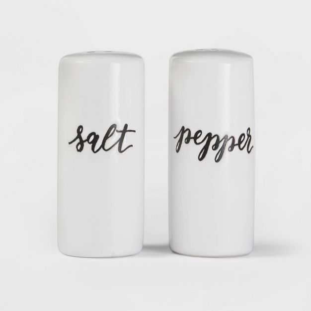 Stoneware 2pc Salt and Pepper Shakers - Threshold™ | Target