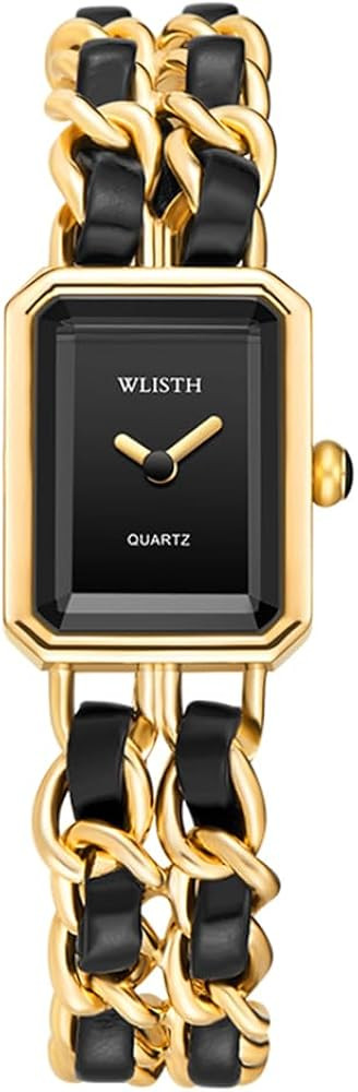 BESTKANG Rectangle Women Watches Elegant Ladies Dress Watches with Unique Stainless Steel Band | Amazon (US)