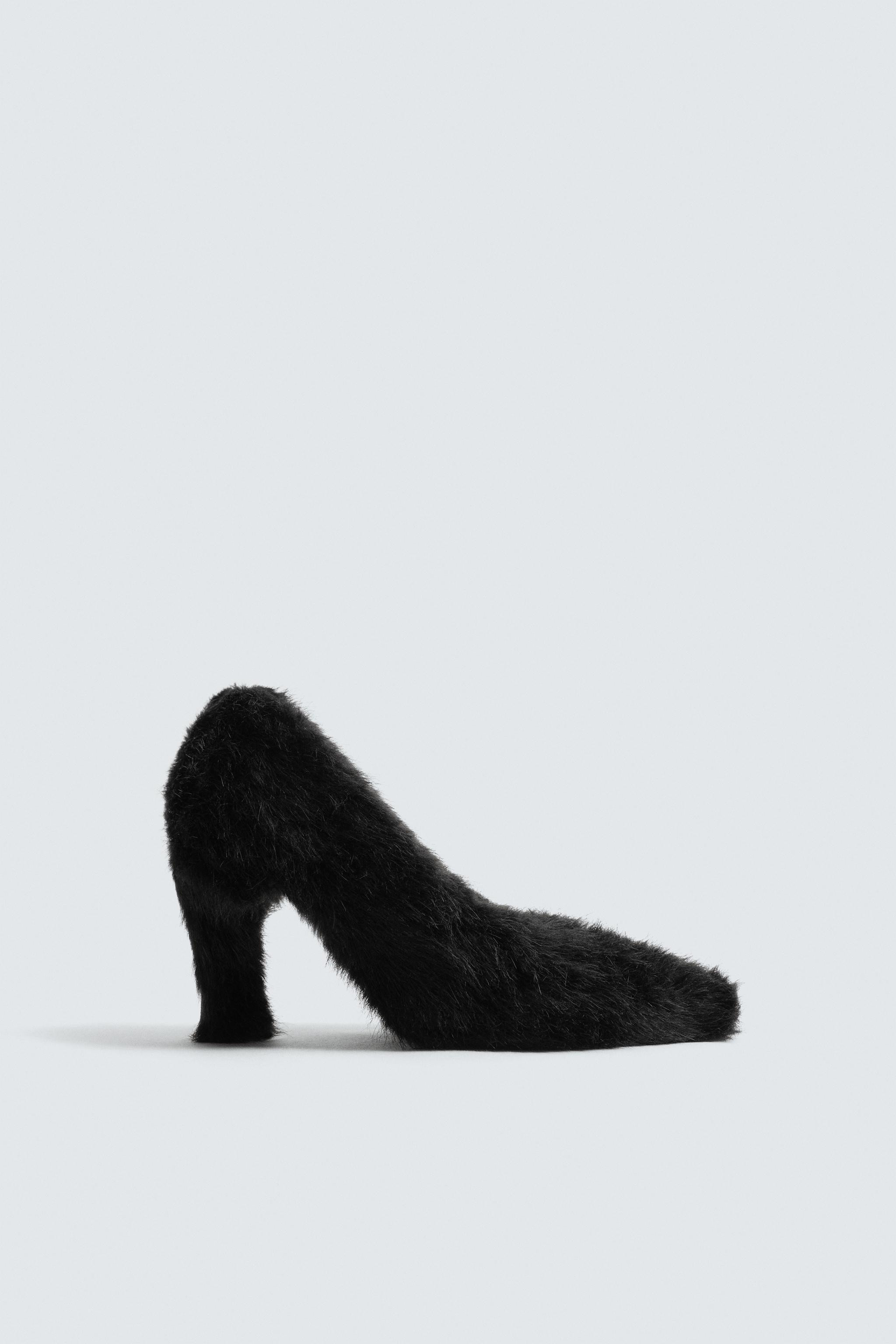 FAUX FUR SHOES HARRY LAMBERT FOR ZARA x DISNEY | Zara US