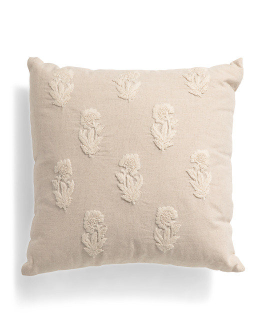 20x20 Chatham Embroidery Pillow | TJ Maxx