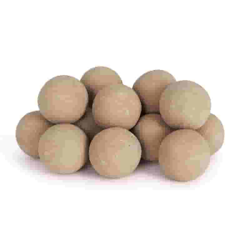 Ceramic Fire Ball Set 30 Pack - Sand | Walmart (US)