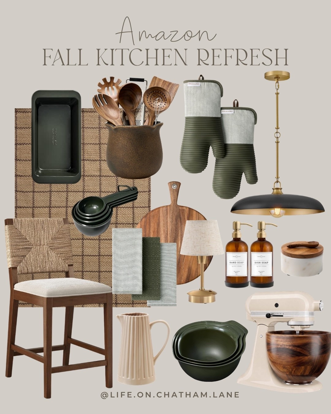 Amazon fall kitchen refresh!  Loving these new hunter green KitchenAid finds!  Many are on sale for Amazon Prime Deals! 🙌

#LTKfoodie #LTKSeasonal #LTKHome