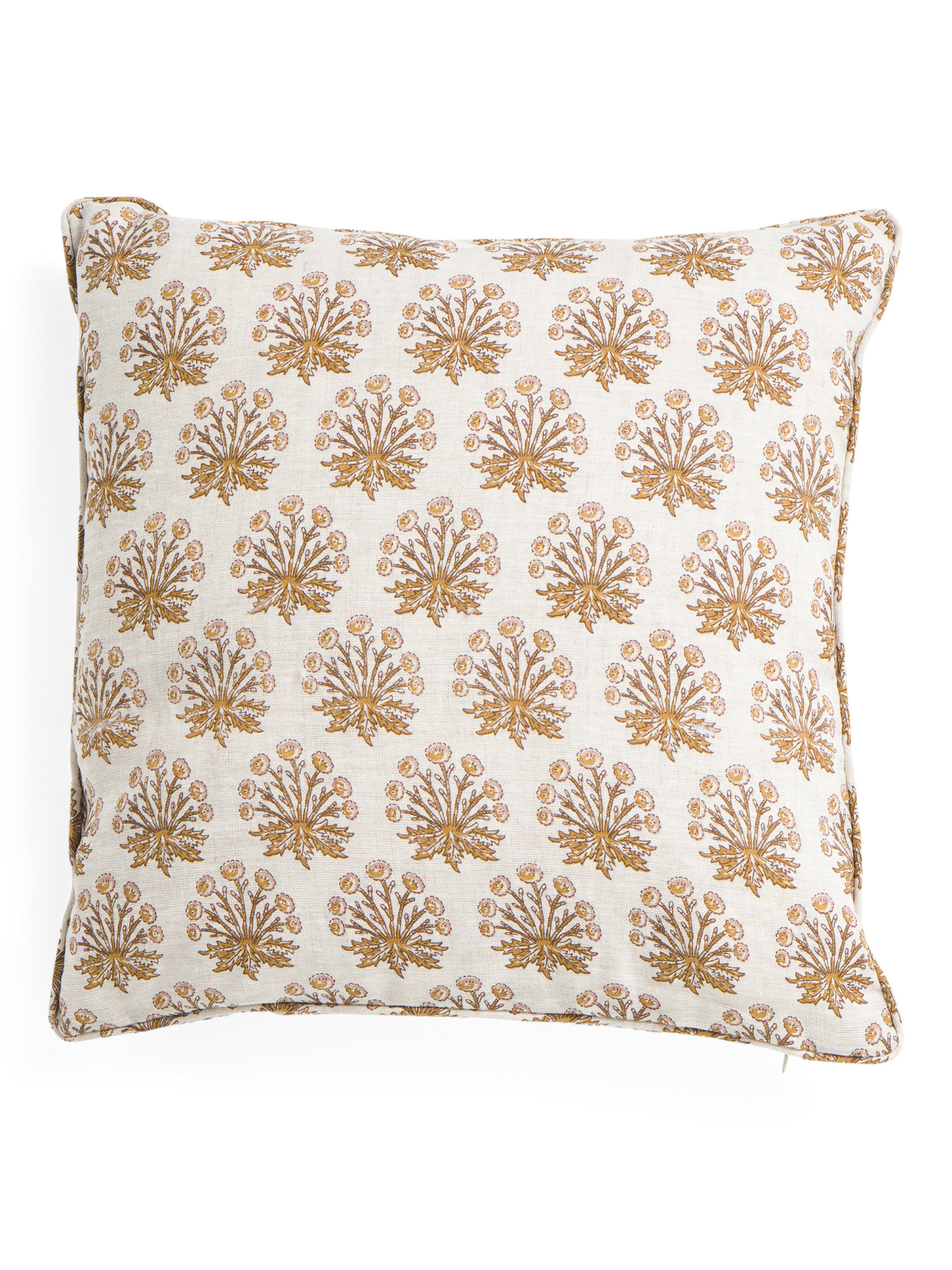 20x20 Linen Floral Print Pillow | TJ Maxx