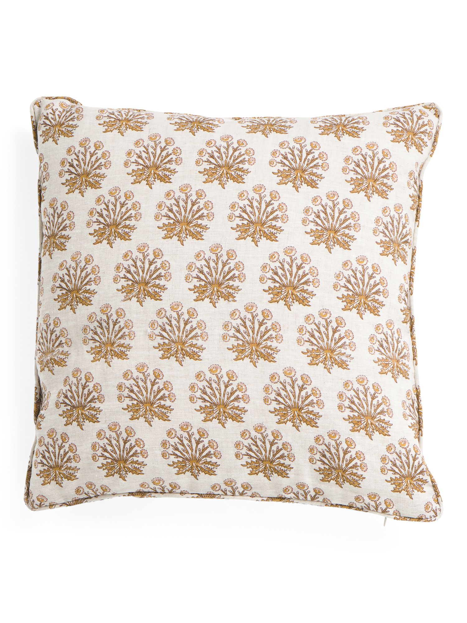 20x20 Linen Floral Print Pillow | TJ Maxx
