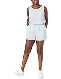 Daily Ritual Women's Tencel Sleeveless V-Back Romper | Amazon (US)