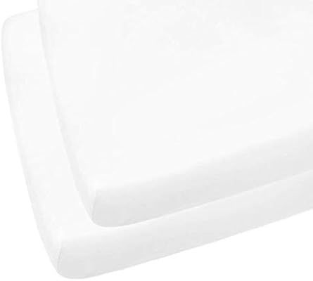 2 X Cot Bed Fitted Sheets, 70 x 140 cm - White | Amazon (UK)