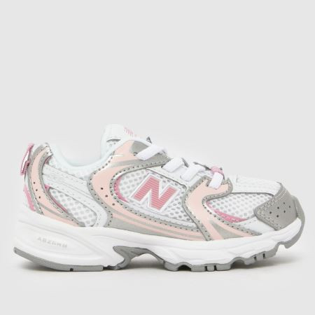 Kids Girls Toddler White & Pink New Balance 530 Trainers | schuh | Schuh