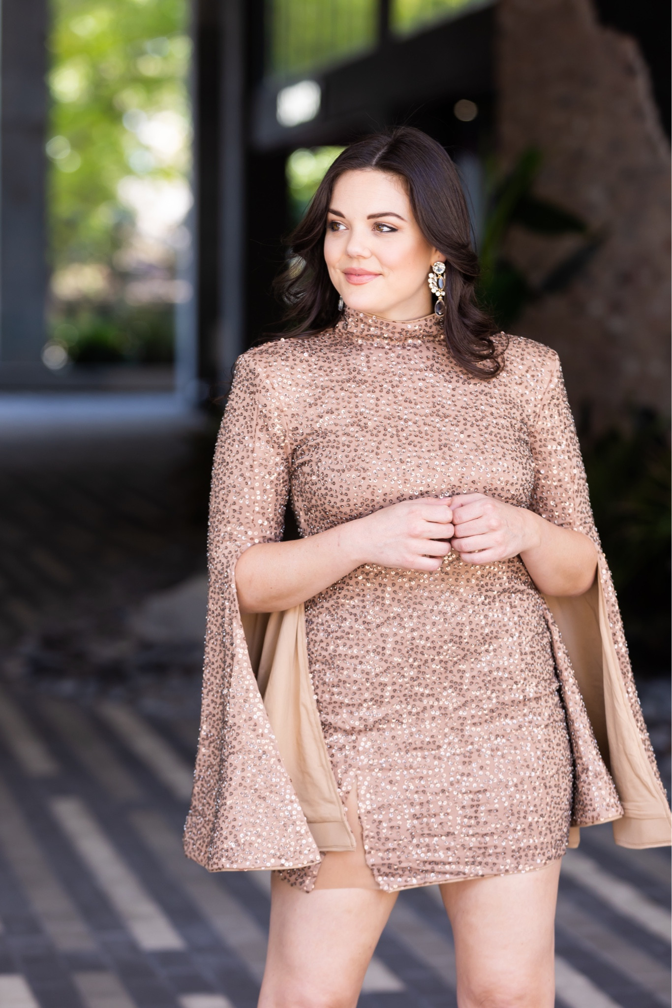 I can’t speak highly enough about this dress! The inside is lined with a very soft and supportive material so you don’t feel any itchiness or weirdness from all of the sequins. It fits perfectly. I’m wearing a size medium. I am 5,3 & 140 pounds. The sleeves are an amazing addition and I get so many compliments whenever I wear this!

#LTKwedding #LTKcurves #LTKSeasonal