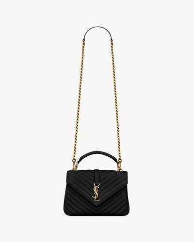 college medium chain bag in quilted leather | Saint Laurent Inc. (Global)